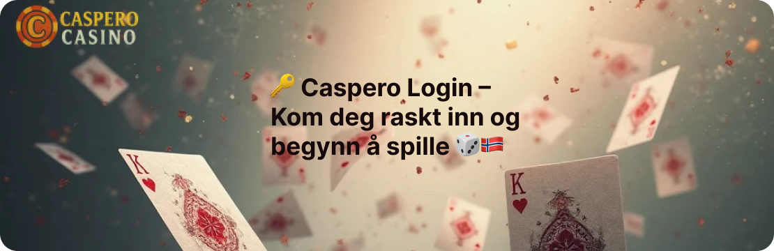 caspero login